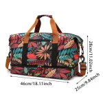 sac pratique fleuri