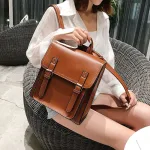 sac vintage en cuir femme