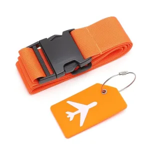 sangle de valise oranges
