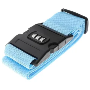 sangle valise safelock bleu ciel