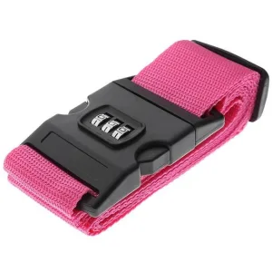 sangle valise safelock rose