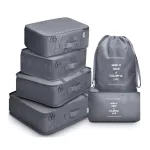 set de 6 pochettes de voyage