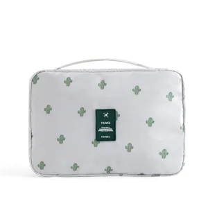 trousse de toilette de voyage cactus