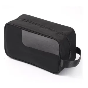 trousse de toilette de voyage maille noire