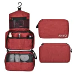 trousse de toilette de voyage travelbasics rouge