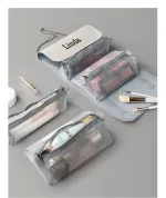 trousse de toilette en tissu pliable