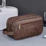 trousse de toilette homme compacte et spacieuse