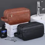 trousse de toilette homme double compartiment