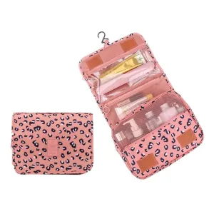 trousse de toilette léopard