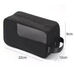 trousse de toilette maille noire