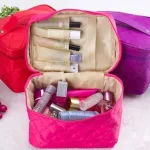 trousse de toilette matelassée pour femme