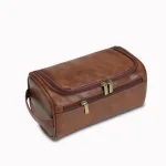 trousse de toilette vintage en toile