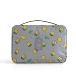 trousse de toilette voyage élégante citrons