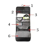 trousse de voyage homme avec accroche
