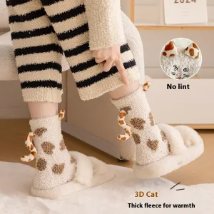 Chaussettes chaudes mignonnes pour femme