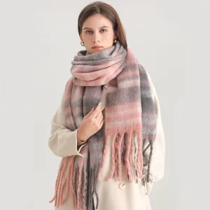 Écharpe Femme Longue en Fausse Cachemire | Chaude et Polyvalente | Style Business & Décontracté