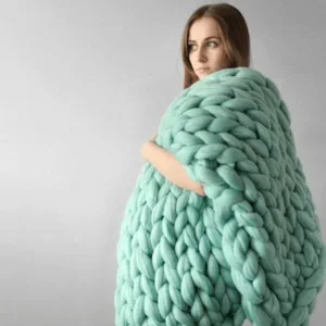 Grand Plaid Grosse Maille