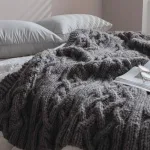 Plaid Crochet Grosse Laine