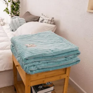 Plaid Bleu Aigue-Marine