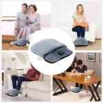 accessoire chauffant pour les pieds gris