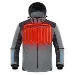 blouson moto chauffant homme