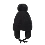 bonnet d'hiver à pompon
