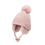 bonnet douillet à pompon