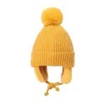 bonnet en laine avec pompon