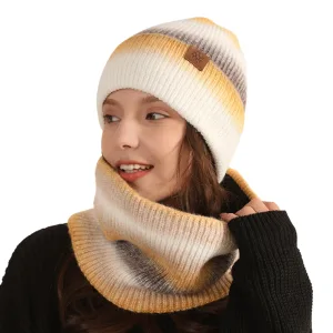 bonnet jaune Aurore Boréale