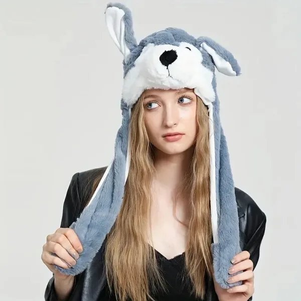 bonnet oreille qui bouge loup