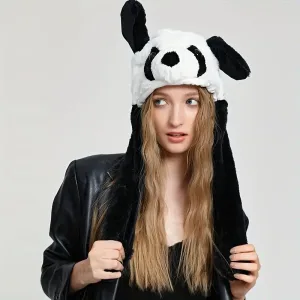 bonnet panda oreille qui bouge