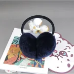 cache oreille en laine camaieu