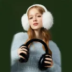 cache oreille femme en fausse fourrure
