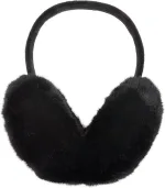 cache oreille noir chaud
