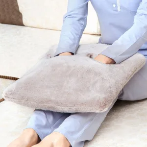 chauffe-pied électrique en peluche