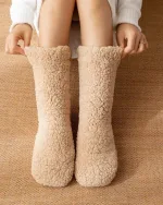 chaussettes chaussons femme confortables