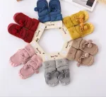 chaussettes chaussons pour enfants avec semelle rigide
