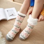 chaussettes de pied chaud hiver