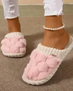chaussons à effet cocooning
