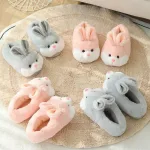 chaussons à motif lapin pour femme