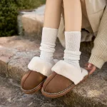chaussons à motif léopard pour femme