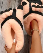 chaussons à motifs amusants
