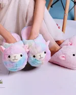 chaussons alpaga mignons