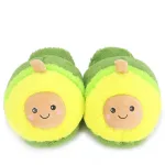 chaussons amusants avocat