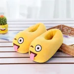 chaussons amusants emojis