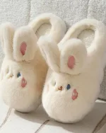 chaussons amusants oreilles de lapin