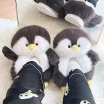 chaussons amusants pingouin adorable