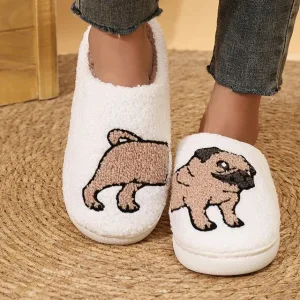 chaussons animaux carlin