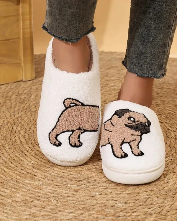chaussons animaux carlin