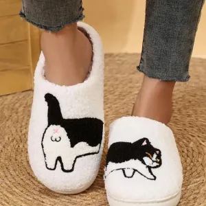 chaussons animaux chat